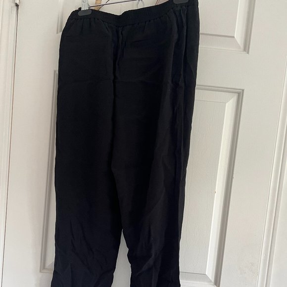 kate spade black elastic waist bow detail pants size small *PLEASE READ* - Picture 2 of 16